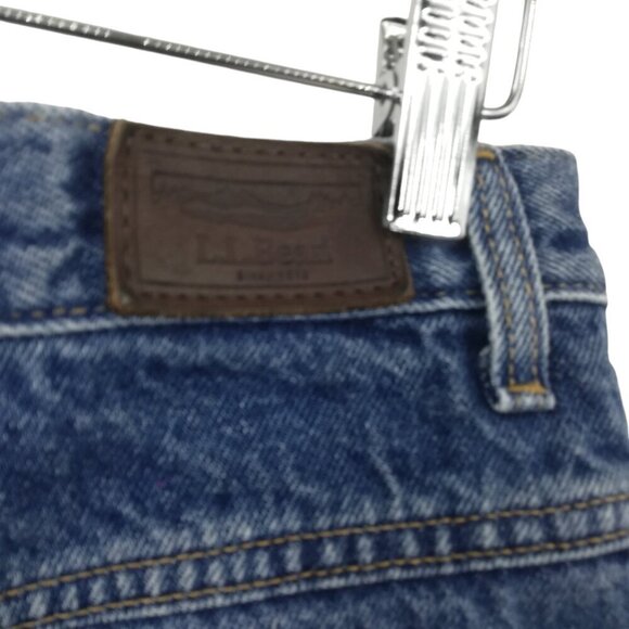LL Bean Double L Relaxed Fit Flannel Lined Womens Jeans Size 16 Petite Cotton - Picture 8 of 13